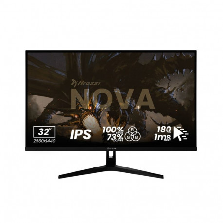 Arozzi Nova 32″ computer monitor 80 cm (31.5") 2560 x 1440 pixels LED Black