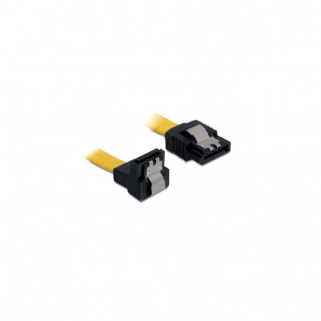 DeLOCK 0.3m SATA M/M SATA cable Yellow