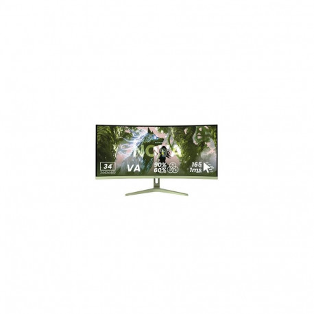 Arozzi Nova 34" Curved VA 165Hz - Forest Green