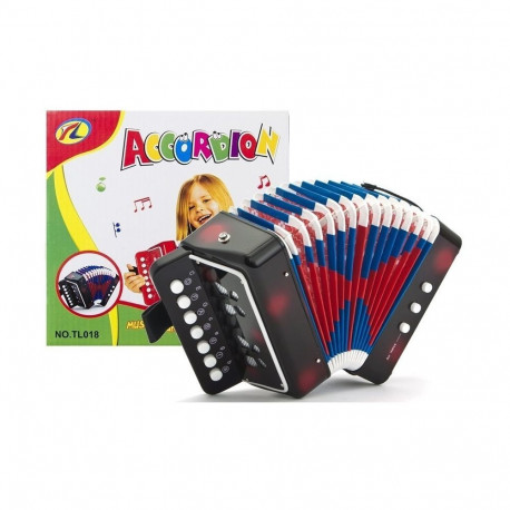 Akordeon Instrument Dla Małego Muzyka Czarny