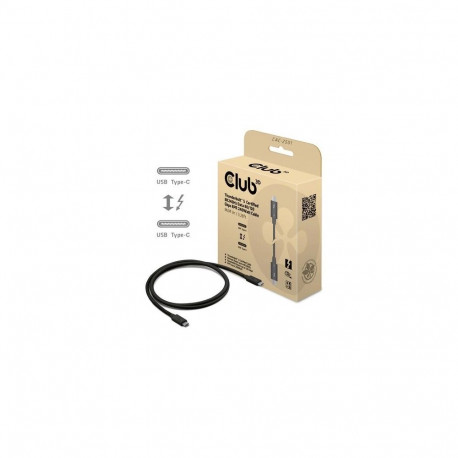 CLUB3D kaabel Thunderbolt™ 5 sertifitseeritud 8K240Hz andmeside 80/120 Gbps EPR 240W M/M 1m / 3.28ft
