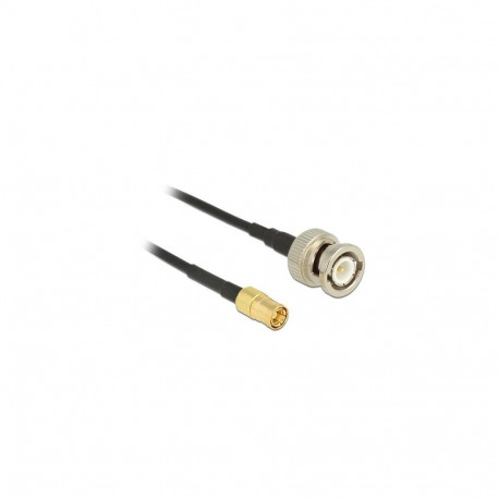 DeLOCK 1m, BNC/SMB coaxial cable RG-174 Black