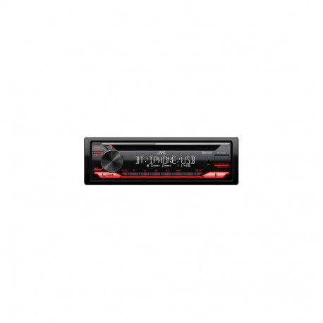 JVC KD-T812BT Black, Red 200 W Bluetooth