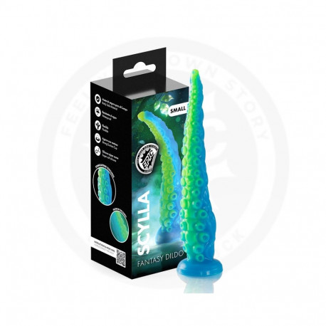 Epic - Scylla Dildo Thin Tentacle Fluorescent Small Size
