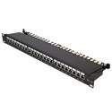 Extralink patch-paneel CAT6A STP 24-pordiline