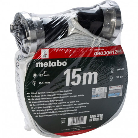 Metabo reovee sukelpump Drain Set 15M 2
