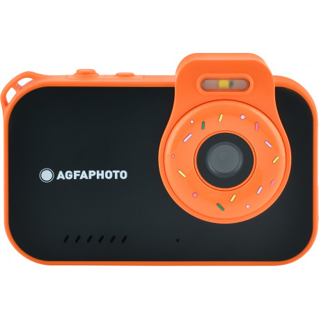 AgfaPhoto Realikids Cam Waterproof 2, black/orange