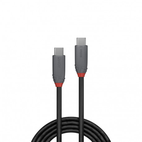 USB Cable - Lindy USB4 Version 2 80Gbps 240W 0.8m Black