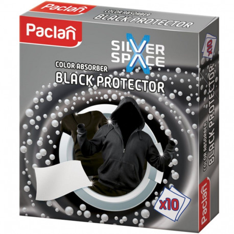 Laundry Care Product - Silv Color Absorb Paclan Disposable Wipes 10 Pack Black