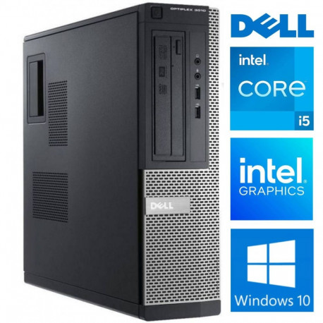 DELL 3010 DT i5-3470 8GB 256GB SSD+160GB HDD WIN10Pro