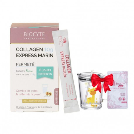 BIOCYTE Collagen Express Marin vananemisvastane hooldus, 10tk pakk