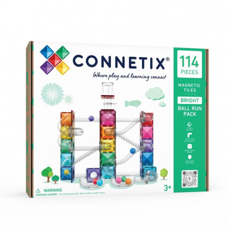 Connetix kuulirada, särav komplekt, 114-osaline (CT-B-00114-BR)