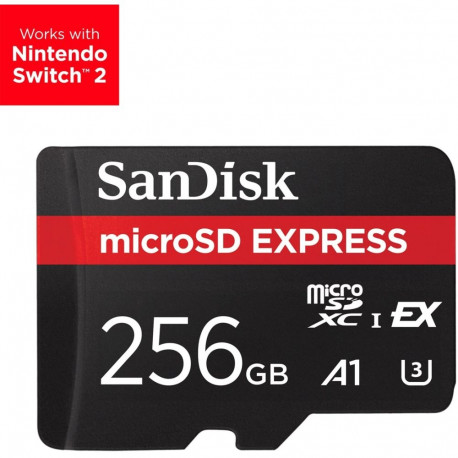 Memory Card - SanDisk Express 256 GB UHS-I Black, Red