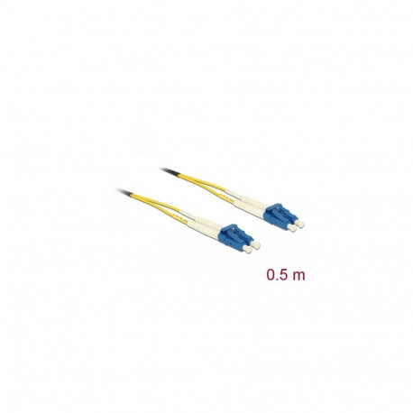 DeLOCK Cable Optical Fibre LC > LC Singlemode OS2 0.5 m