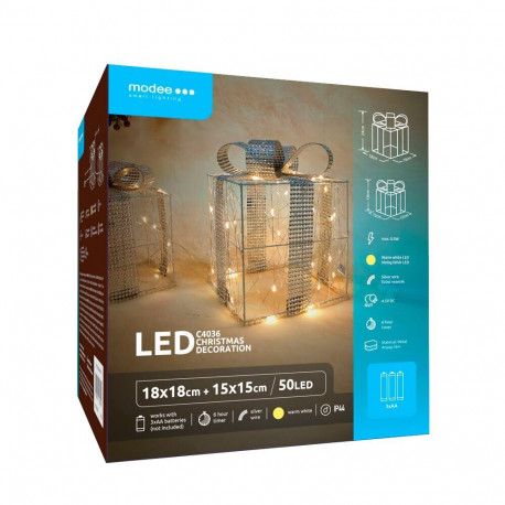 LED Light - Modee C4036 50LED Warm White Gift Box Decoration