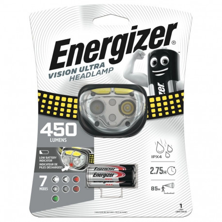 ENERGIZER Headlight Vision Ultra 3AA 450 LM  3 colours of light