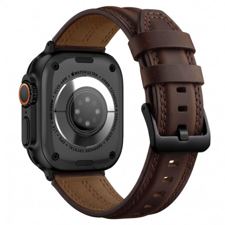 TECH-PROTECT LEATHERFIT CRAFT APPLE WATCH 8 / 9 / 10 / 11 / 12 / SE / ULTRA (44 / 45 / 46 / 49 MM BR