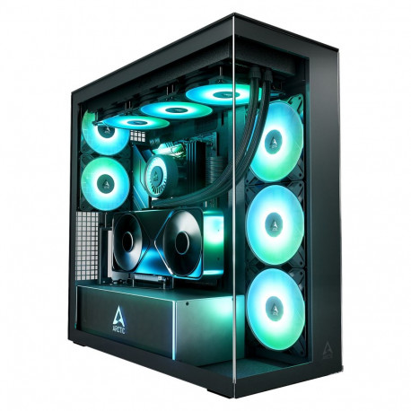 "ARCTIC Xtender VG Black Clear Glass | PC-Gehäuse"
