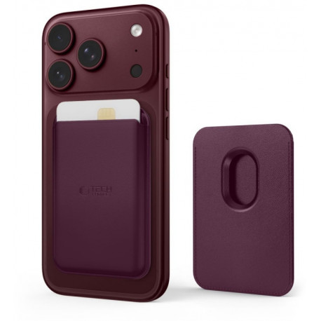 Tech-Protect kaarditasku MagWallet CH01, burgundy