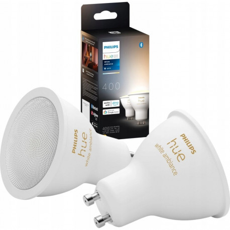 Philips Hue kohtvalgusti GU10 White ambience, nutikas, 2 tk komplekt