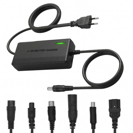 Maclean Energy Universal Charger/Power Supply for Scooters, 54.6V DC, 2A, Max 110W, Fast Charging, 6