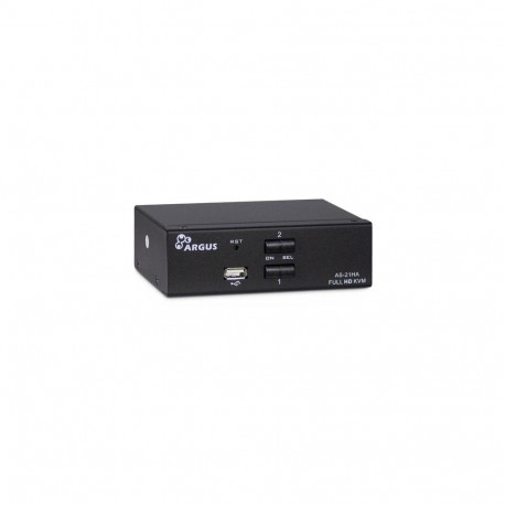 Inter-Tech AS-21HA HDMI KVM switch Black