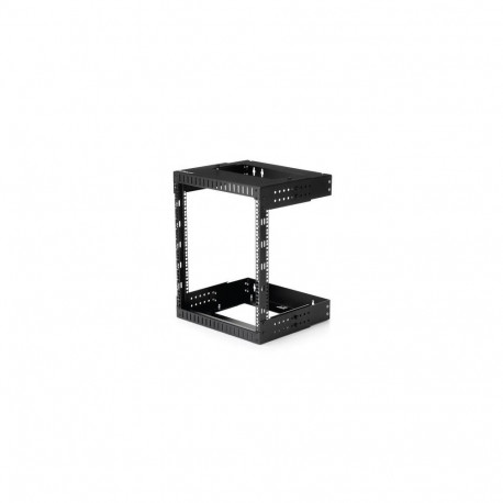 StarTech.com 2-Post 12U Heavy-Duty Wall Mount Network Rack, 19" Open Frame Server Rack with Adj