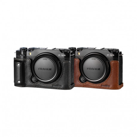 SmallRig Camera Leather Half Case Kit for FUJIFILM X-M5, black (4879)