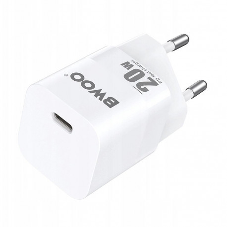 BWOO seinalaadija CDA155 1x USB-C-port 1A 20W, valge