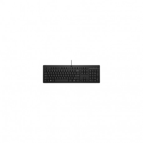 Hewlett Packard (HP) klaviatuur HP 125 G2 USB-ühendusega, juhtmega, desinfitseeritav, Copiloti klahv