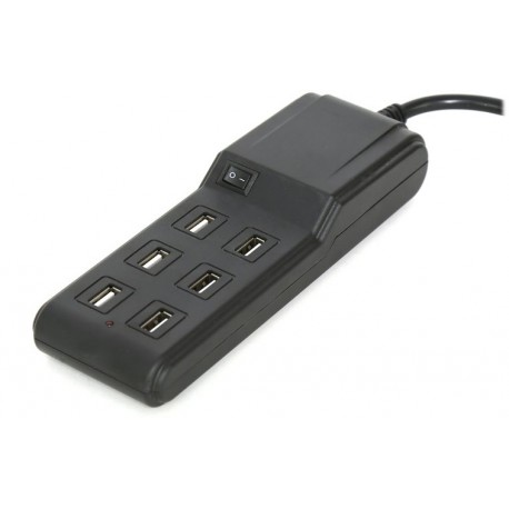 Omega USB charger Family 6-port, black (42092)