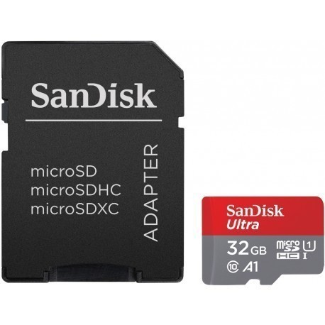 SanDisk atmiņas karte microSDHC 32GB Ultra 98MB/s A1 + adapteris