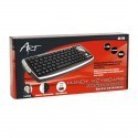 ART keyboard AK-66 Handy, black/silver