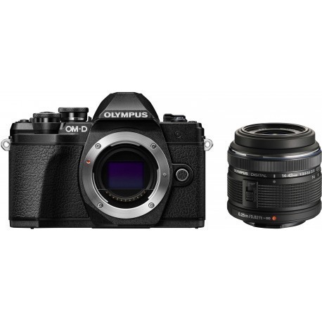 Olympus OM-D E-M10 Mark III + 14-42mm II R Kit, melns