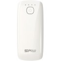 Silicon Power Power Bank P51 5200mAh, valge
