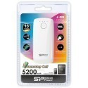 Silicon Power Power Bank P51 5200mAh, valge