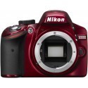 Nikon D3200 + 18-55 VR II Kit punane