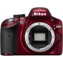 Nikon D3200 + 18-55 VR II Kit, punane