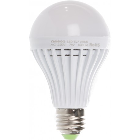 Omega LED lamp E27 7W 2700K (42359)