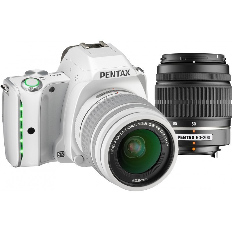 Pentax K-S1 + 18-55мм + 50-200мм Kit, белый