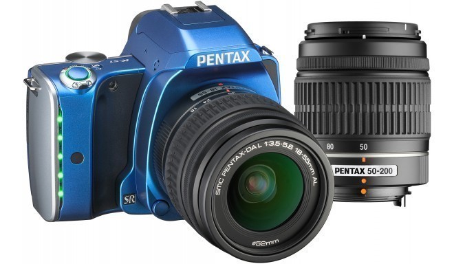 Pentax K-S1 + 18-55mm + 50-200mm Kit, sinine
