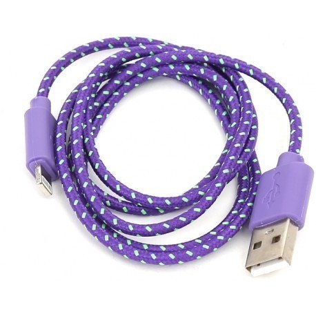 Omega kabelis Lightning 1m, violets (42311)