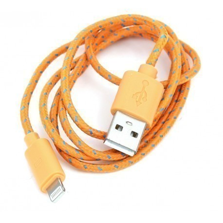Omega kabelis Lightning 1m, oranžs (42308)