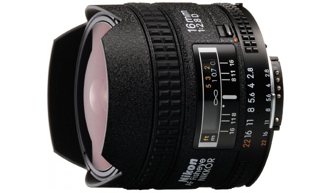 Nikon AF Nikkor 16мм f/2.8D объектив