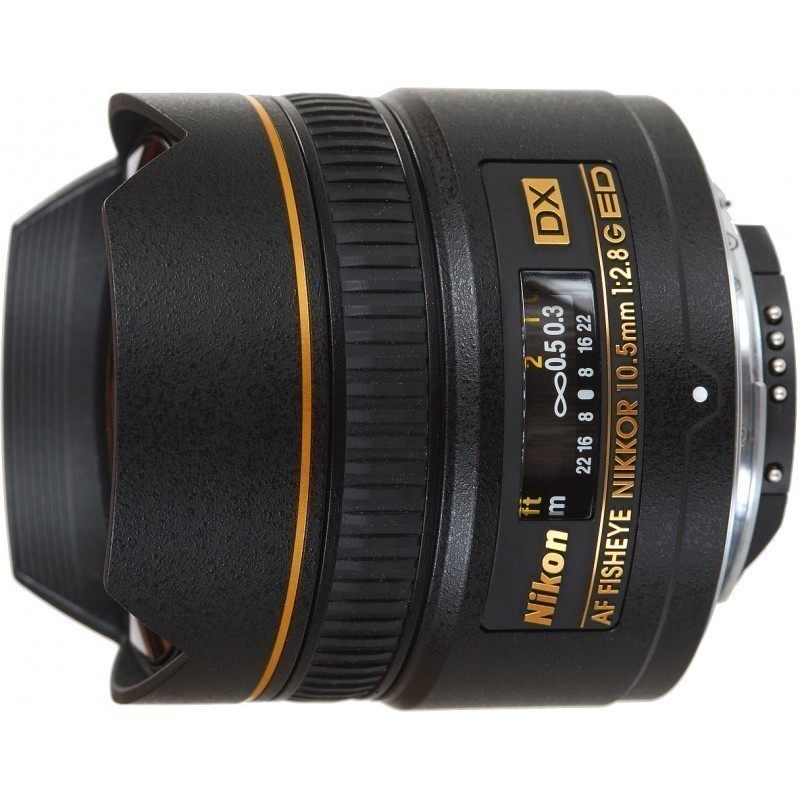 Nikon Obiettivo Fisheye 10.5mm F/2.8G ED DX Per Reflex, Ricondizionato Certificato Amazon Renewed