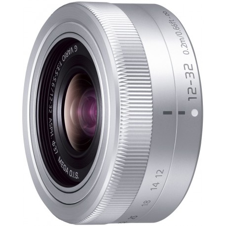 Panasonic Lumix G Vario 12-32mm f/3.5-5.6 ASPH./MEGA O.I.S. objektiiv, hõbedane