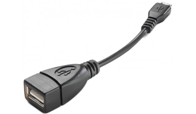 Vivanco cable microUSB - USB OTG (34761)