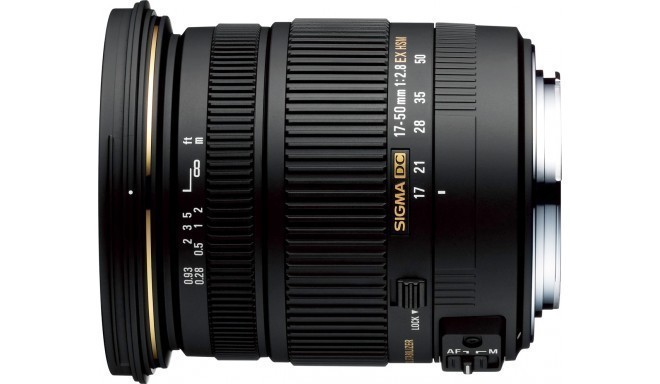 Sigma 17-50mm f/2.8 EX DC OS HSM lens for Canon