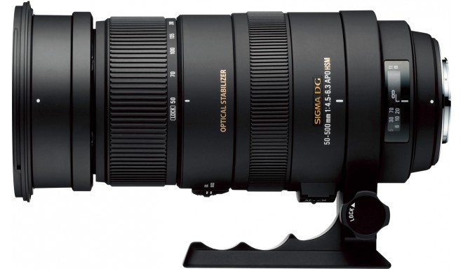 Sigma 50-500mm f/4.5-6.3 APO DG OS HSM lens for Nikon