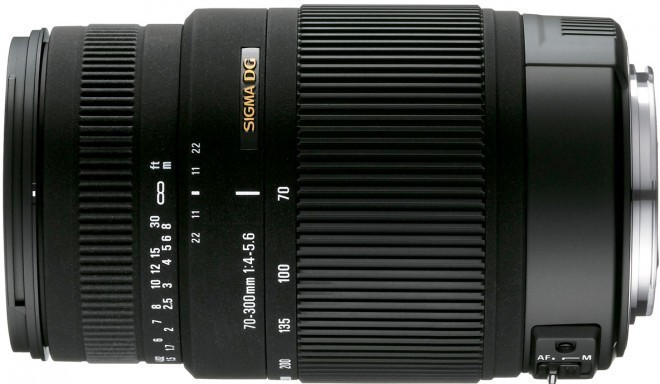 Sigma 70-300mm f/4-5.6 DG OS objektiiv Nikonile